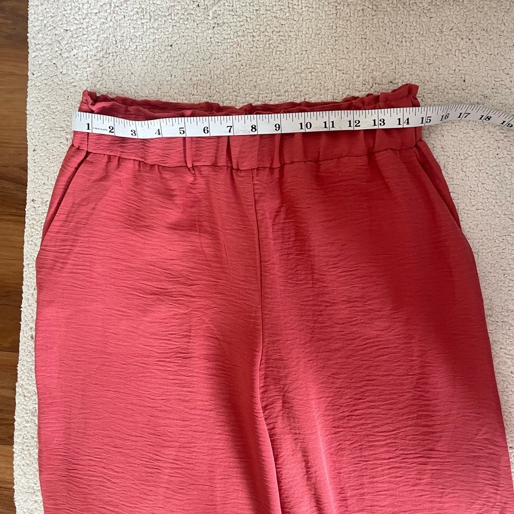 Hilary Radley Coral wide leg casual spring fall  Pants M - Picture 2 of 8